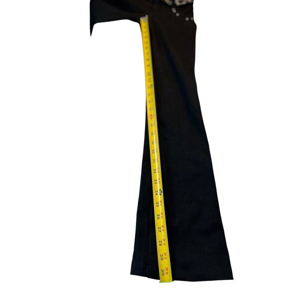 Vanilla Jeans Made in Peru Women's Black Juniors Size 1 Western - Picture 6 of 7